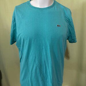 Lacoste Men's Green Teal T Shirt Size XL FR 6